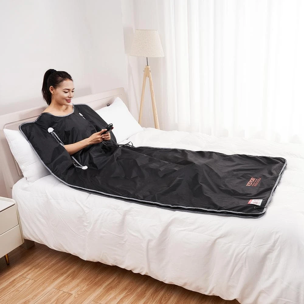 Sauna Blanket For Detoxification 5 To 60 Minutes Timer 1-Person Indoor Fabric Frame Infrared Sauna With Time Display 9 Sauna Blanket For Detoxification 5 To 60 Minutes Timer 1-Person Indoor Fabric Frame Infrared Sauna With Time Display - Image 8