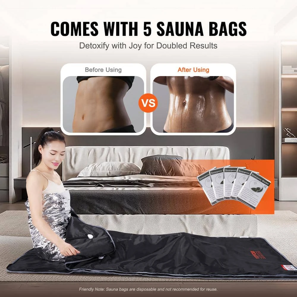 Sauna Blanket For Detoxification 5 To 60 Minutes Timer 1-Person Indoor Fabric Frame Infrared Sauna With Time Display 7 Sauna Blanket For Detoxification 5 To 60 Minutes Timer 1-Person Indoor Fabric Frame Infrared Sauna With Time Display - Image 6