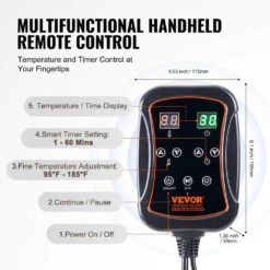 Sauna Blanket For Detoxification 1 To 6 Level Temp 1-Person Indoor Fabric Frame Infrared Sauna 75 In. X 35 In. Sauna Bag -Vevor vevor saunas hwsntnjb3575ut4udv1 4f 1000