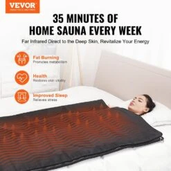 Sauna Blanket For Detoxification Portable Far Infrared Sauna For Home Relaxation 1-6 Level Adjustable Temprature -Vevor vevor saunas hwsntpu7171iiscjyv1 c3 1000
