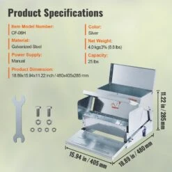 Automatic Chicken Feeder Galvanized Steel Poultry Feeder 25 Lbs. 10 Chickens -Vevor vevor specialty garden tools jqwlq25lbs00d0c1zv0 76 1000