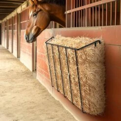 Livestock Hay Feeder, 24 Gal. Large Capacity, 2-Packs Heavy-Duty Steel Goat Hay Rack, 27 In. Long Wall Mounted -Vevor vevor specialty garden tools scwsq271025izy7hdv0 31 1000