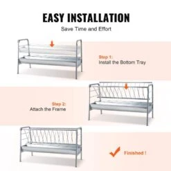 Livestock Hay Feeder, 2 In 1 Grain And Hay Feeder, 80-Gal. Capacity Pasture Feeder, 59 In. Long Goat Hay Feeder -Vevor vevor specialty garden tools scwsq5919633ey63vv0 44 1000