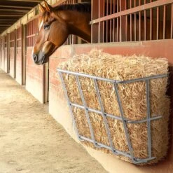 Livestock Hay Feeder, 18.5 Gal. Large Capacity, Heavy-Duty Steel Goat Hay Rack, 24.4 In. Long Wall Mounted Hay Holder -Vevor vevor specialty garden tools scwsqbgswgws1egm7v0 31 1000