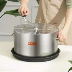 Bud Leaf Trimmer 16 In. Stainless Steel Manual Bud Trimmer Machine With Clear PET Cover For Cutting Leaves Buds Flowers -Vevor vevor specialty garden tools sdscj16inchp8j4djv0 31 1000