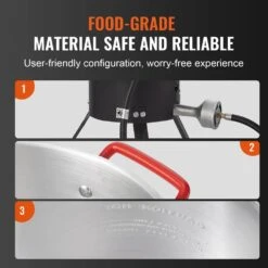 Turkey Deep Fryer 30 Qt. Turkey Fryer Boiler Steamer Cooker Set Outdoor Aluminum Seafood Frying Pot -Vevor vevor turkey fryers h30qt54000btu6sihv0 1f 1000