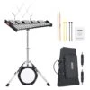 Adults 30 Note Professional Glockenspiel Xylophone Bell Kit With Stand Practice Pad Adjustable Stand & Carrying Bag -Vevor vevor wind chimes 30yfzqwzj8lxx4bjcv0 64 1000