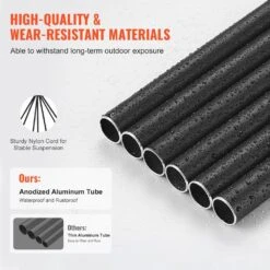 Wind Chimes For Outside, 60 In., Deep Tone Wind Chimes With 6-Tubes Unique Large Memorial Wind Chimes For Anniversary -Vevor vevor wind chimes jsflhs60inch21a4xv0 44 1000