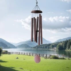Wind Chimes For Outside, 45 In. Deep Tone Wind Chimes With 6 Tubes, Unique Large Memorial Wind Chimes, No Cabinet -Vevor vevor wind chimes jsflqts45incmp911v0 31 1000