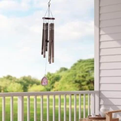 Wind Chimes For Outside, 42in. Deep Tone Wind Chimes With 6-Tubes, Unique Large Memorial Wind Chimes For Anniversary -Vevor vevor wind chimes jsflzs42inchj4lj9v0 31 1000