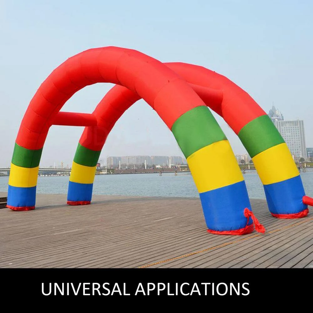 Twin Arches 26.2 X 10.4 Ft. Inflatable Rainbow Arch With Blower Inflatable Archway For Party 9 Twin Arches 26.2 X 10.4 Ft. Inflatable Rainbow Arch With Blower Inflatable Archway For Party - Image 7