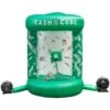 Inflatable Money Grab Machine 63 X 83 In. Cash Cube Inflatable With 2-Blowers Money Decorations For Home, Green -Vevor vevor yard inflatables qqjgn000000000001v1 64 1000