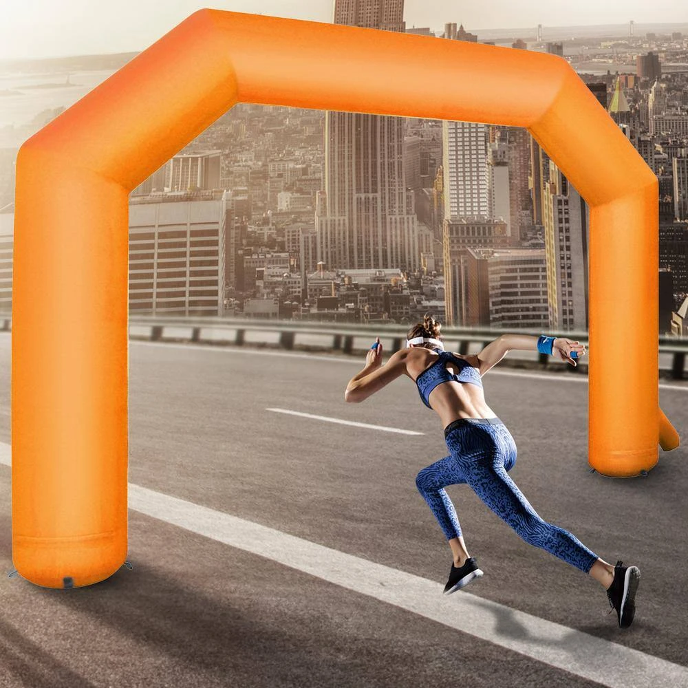 Inflatable Arch 19.5 Ft. W Hexagon Inflatable Arch With Blower Inflatable Archway For Race, Orange 11 Inflatable Arch 19.5 Ft. W Hexagon Inflatable Arch With Blower Inflatable Archway For Race, Orange - Image 9