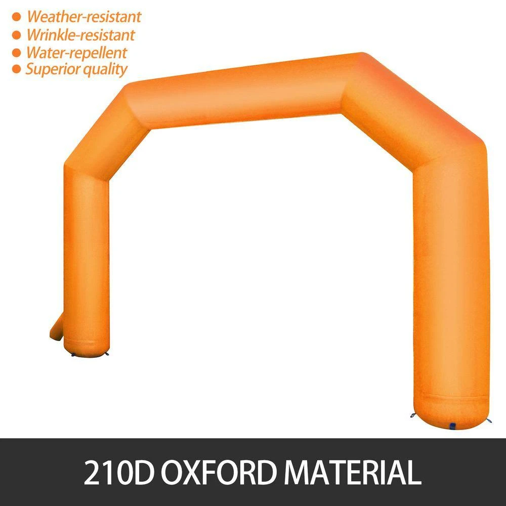 Inflatable Arch 19.5 Ft. W Hexagon Inflatable Arch With Blower Inflatable Archway For Race, Orange 4 Inflatable Arch 19.5 Ft. W Hexagon Inflatable Arch With Blower Inflatable Archway For Race, Orange - Image 2