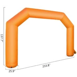 Inflatable Arch 19.5 Ft. W Hexagon Inflatable Arch With Blower Inflatable Archway For Race, Orange 18 Inflatable Arch 19.5 Ft. W Hexagon Inflatable Arch With Blower Inflatable Archway For Race, Orange -Vevor vevor yard inflatables zpjhscqgm00000001v0 d4 1000