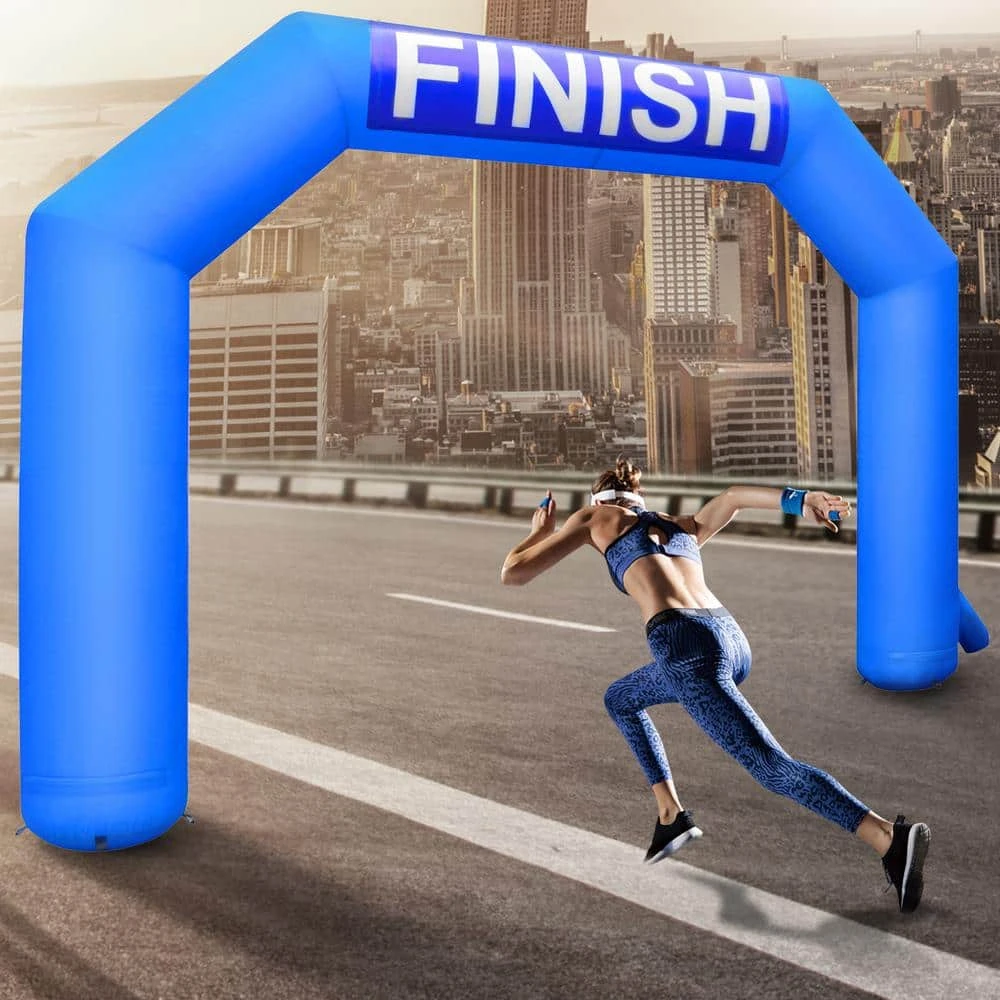 Inflatable Arch Blue 15.1 Ft. W Hexagon Inflatable Arch With Blower Inflatable Archway For Outdoor Advertising Commerce 11 Inflatable Arch Blue 15.1 Ft. W Hexagon Inflatable Arch With Blower Inflatable Archway For Outdoor Advertising Commerce - Image 9