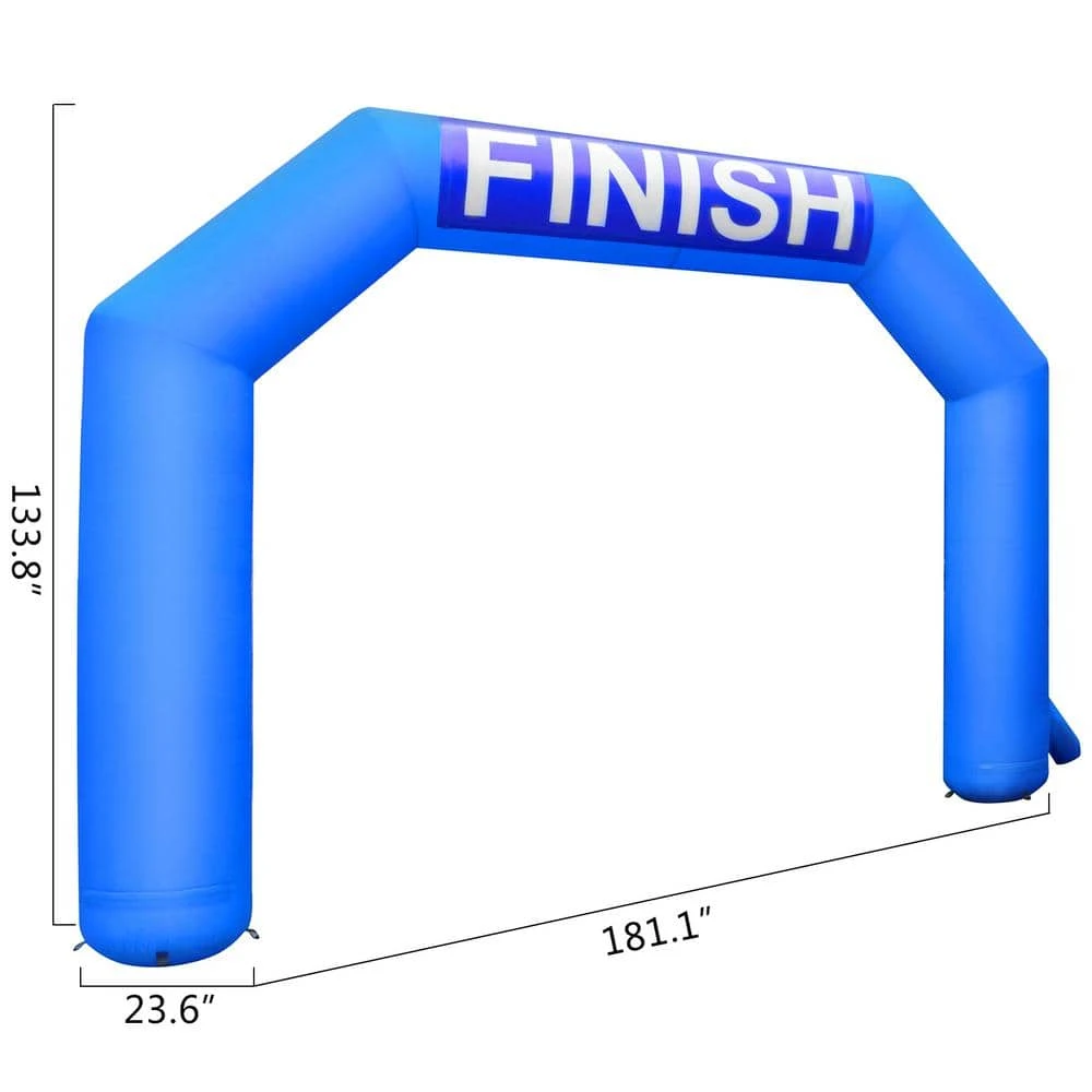 Inflatable Arch Blue 15.1 Ft. W Hexagon Inflatable Arch With Blower Inflatable Archway For Outdoor Advertising Commerce 10 Inflatable Arch Blue 15.1 Ft. W Hexagon Inflatable Arch With Blower Inflatable Archway For Outdoor Advertising Commerce - Image 8