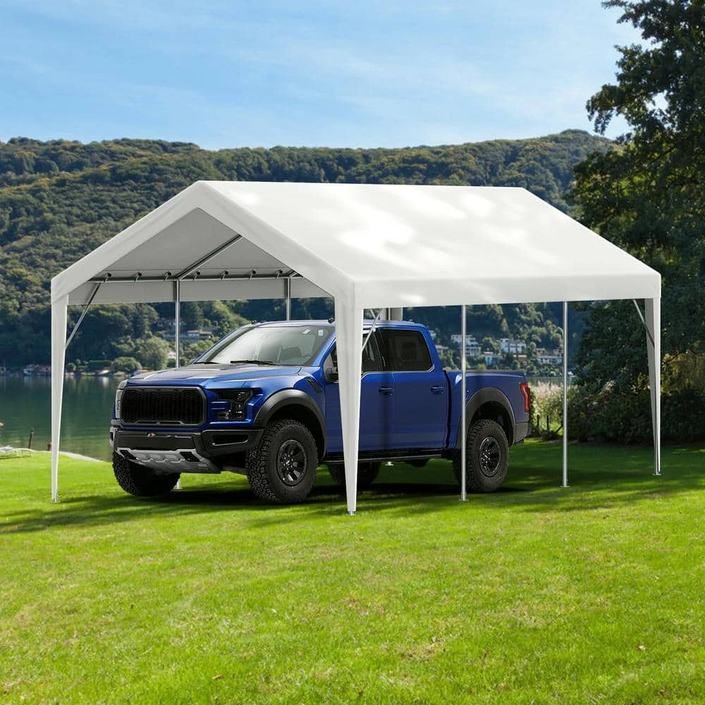 Carport Replacement Canopy Cover 10 Ft. X 20 Ft. Garage Top Tent Shelter Tarp Heavy-Duty Waterproof And UV Protected 10 Carport Replacement Canopy Cover 10 Ft. X 20 Ft. Garage Top Tent Shelter Tarp Heavy-Duty Waterproof And UV Protected - Image 8
