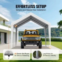 Carport Replacement Canopy Cover 10 Ft. X 20 Ft. Garage Top Tent Shelter Tarp Heavy-Duty Waterproof And UV Protected 14 Carport Replacement Canopy Cover 10 Ft. X 20 Ft. Garage Top Tent Shelter Tarp Heavy-Duty Waterproof And UV Protected -Vevor white vevor canopy parts ckpb10x20ftd1vxcbv0 44 1000