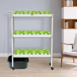 Hydroponics Growing System 108-Sites 12-Pipes 3 Layers Hydroponic Kit Vertical Hydroponic Growing System -Vevor white vevor hydroponic systems sp3108110220v012vv5 31 1000