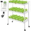 Hydroponics Growing System 108-Sites 12-Pipes 3 Layers Hydroponic Kit Vertical Hydroponic Growing System -Vevor white vevor hydroponic systems sp3108110220v012vv5 64 1000