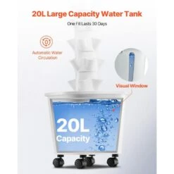 Hydroponic Growing System, 30 Pods Vertical 6 Tiers Hydroponic Tower, Home Hydronic Garden With Water Pump And Timer -Vevor white vevor hydroponic systems tsspzzxt20lw7kx24v1 1f 1000