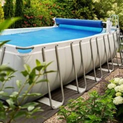 Pool Cover Reel Aluminum Cover Reel 20 Ft. Above Rectangular Swimming Pool Safety Solar Cover Reel Set Fits For 3-20 Ft. -Vevor whites solar pool covers ycgjpdsyc20fr4aqzv0 31 1000