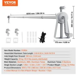 Pool Cover Reel Aluminum Cover Reel 20 Ft. Above Rectangular Swimming Pool Safety Solar Cover Reel Set Fits For 3-20 Ft. -Vevor whites solar pool covers ycgjpdsyc20fr4aqzv0 76 1000